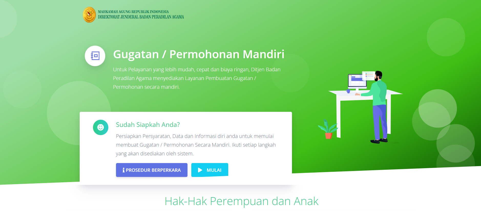 Aplikasi Gugatan Mandiri Aplikasi Gugatan Mandiri